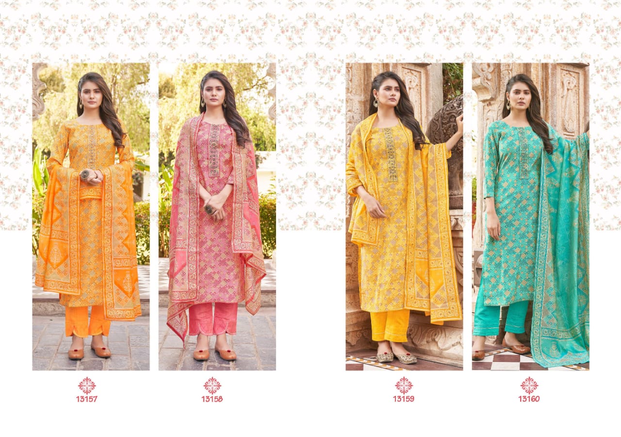 Kalaroop Flemingo 2 Latest Designer Festive Wear Ready Made Suit Collection